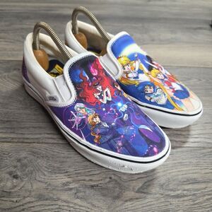 Vans x Sailor Moon Pretty Guardian Slip On Sneaker Shoe Womens Size 7.5 /Men's 6